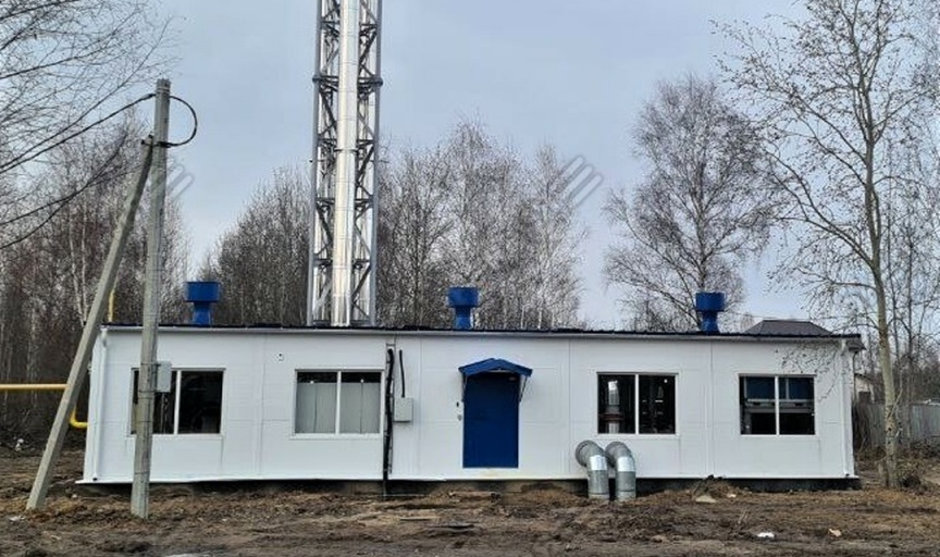 ​Модульная водогрейная котельная МВКУ-12,6Г мощностью 12,6 МВт