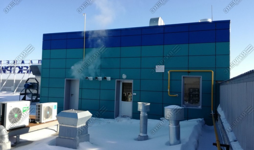 Крышная водогрейная котельная