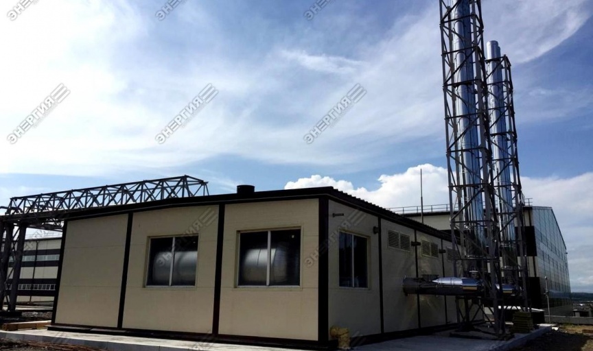 Модульная паровая котельная МПКУ-12ГД, 12т/ч