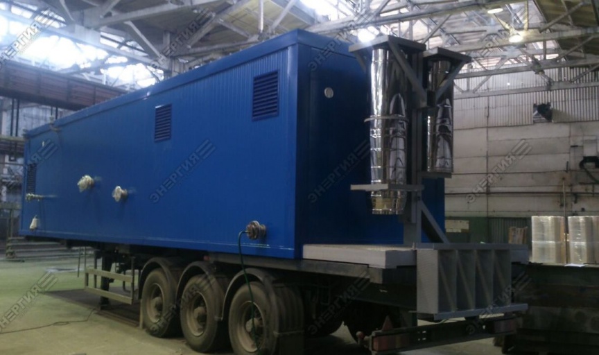 Транспортабельная дизельная котельная АТК-1,4 МВт