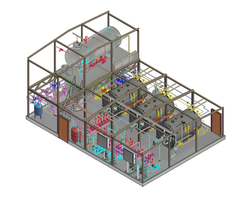 Паровая котельная МПКУ-6,0ГД фото 2